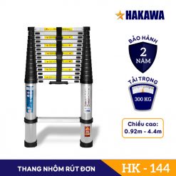 Thang nhôm rút đơn HAKAWA HK-144