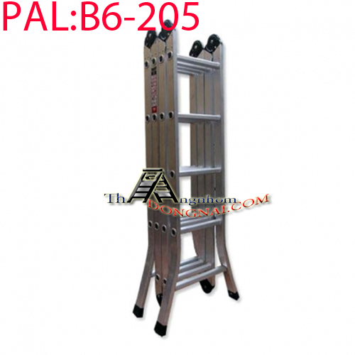  Thang nhôm Gấp 4 Khúc PAL B6-205