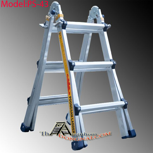  Thang Nhôm Gấp Trượt PoongSan PS-43