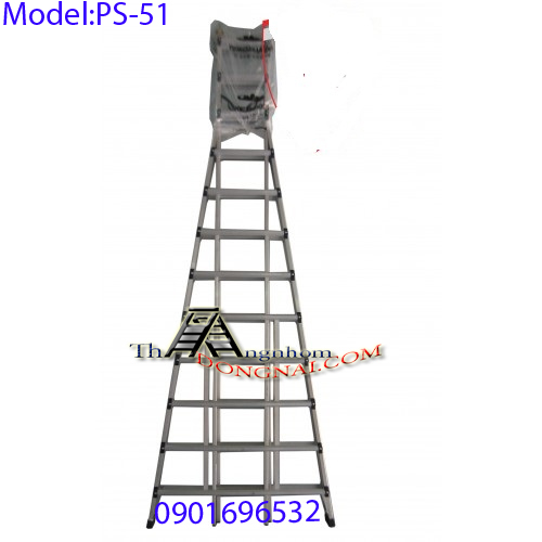  Thang Nhôm Gấp Trượt PoongSan PS-52