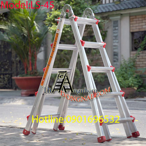 Thang Nhôm Rút Gấp Trượt Đa Năng Hyundai LS-45