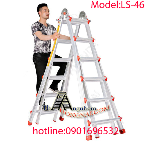 Thang Nhôm Rút Gấp Trượt Đa Năng Hyundai LS-46