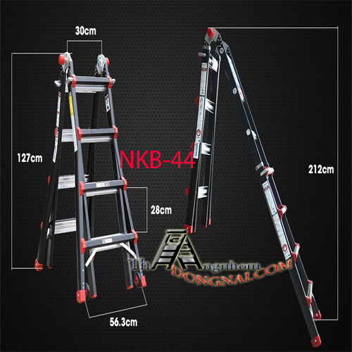 Thang Nhôm Gấp Trượt Đa Năng Nikawa NKB-44