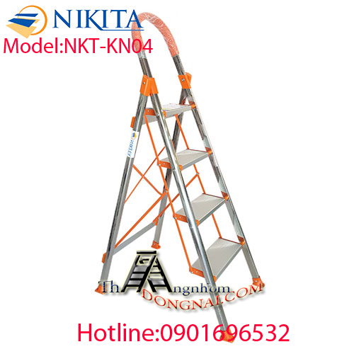  Thang Ghế Inox Nikita 4 bậc KN-04