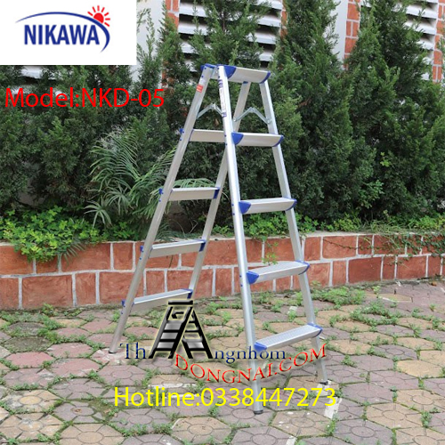  Thang Nhôm Chữ A Nikawa 5 bậc NKD-05