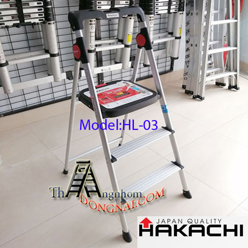  Thang Nhôm Ghế HaKaChi 3 Bậc HL-03