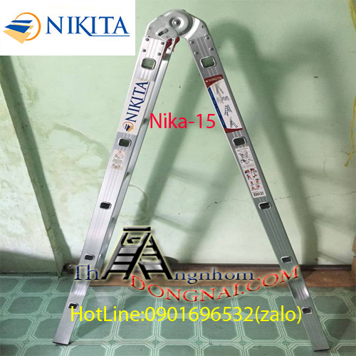  Thang Nhôm Chữ A Cao 1,5m Nikita Nika-15
