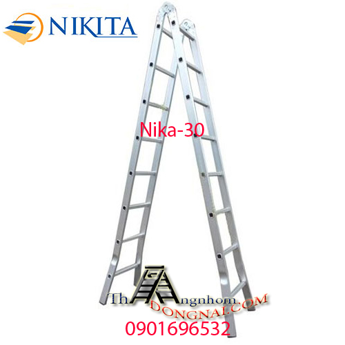  Thang Nhôm Chữ A Cao 3m Nikita Nika-30