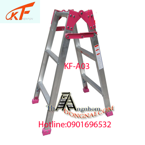  Thang Nhôm Chữ A 3 Bậc Kenfon KF-A03