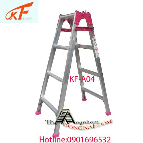  Thang Nhôm Chữ A 4 Bậc Kenfon KF-A04