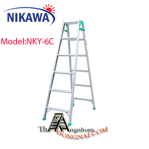  Thang Nhôm Chữ A 6 Bậc Nikawa NKY-6C