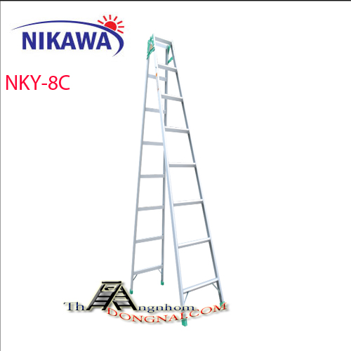  Thang Nhôm Chữ A 8 Bậc Nikawa NKY-8C
