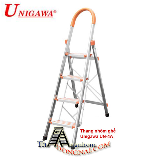 Thang Nhôm Ghế Unigawa 4 bậc UN4A