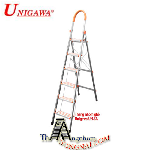 Thang Nhôm Ghế Unigawa 6 bậc UN6A